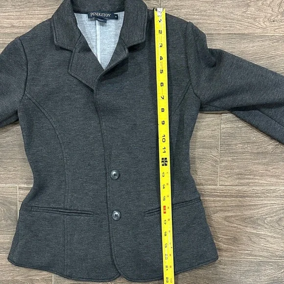 Pendleton Women's Charcoal Blazer - Picture 7 of 8